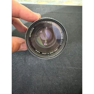 Minolta MD Rokkor-X 50mm 1:1.7 Lens Black Good Manual Focus Prime SLR Lens